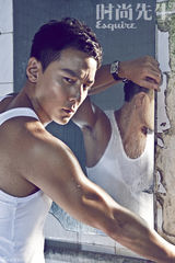 组图：陆川携吴彦祖张震等拍摄型男写真