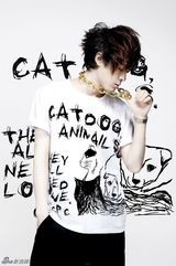 高清组图：付辛博设计爱心T恤 呼吁关爱流浪小动物