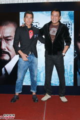 组图：梁家辉调侃郭富城绯闻 双影帝期待《寒战》续集