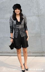 幻灯图集：章子怡珍妮-杰克逊等亮相米兰时装周 