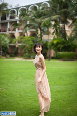 组图：戴娇倩清新写真 明朗动人美丽脱俗