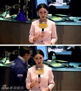 组图：新浪最美女记者走红 神似佟丽娅娄艺潇