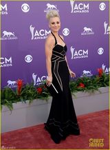 组图：米兰达笑傲乡村奖 泰勒携帅大叔献唱