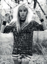 高清组图：性感女王李孝利黑白大片烟熏魅惑