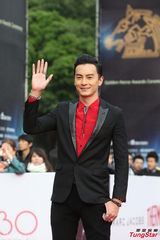 组图：郑元畅张钧甯新剧再现金马奖寒风走红毯