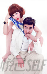 组图：范冰冰李治廷登封面 送香吻惹人爱