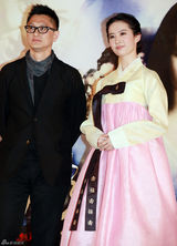 高清组图：新《倩女幽魂》韩国首映 刘亦菲穿韩服