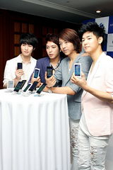 高清图：cnblue出席索尼爱立信新品上市活动