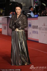 组图：叶德娴和儿子亮相金马奖红毯 大打亲情牌