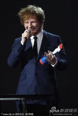 组图：全英音乐奖 艾德-希兰获英国最佳男歌手