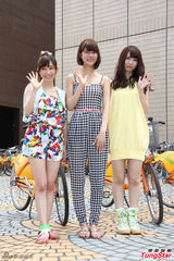 组图：AKB48三成员亮相台北 青春靓丽引围观