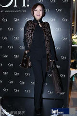 组图：黄静茵张美嬉靓装出席某品牌开业活动