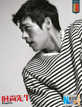 组图：玄彬退伍登杂志吐烟圈展桀骜型男风