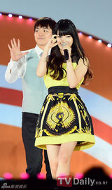 组图：韩团Kara SHINee与BoA等热唱韩流演唱会