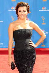 高清组图：伊娃-朗格利亚和老公红毯亲吻秀恩爱