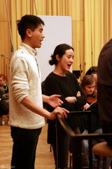 高清图：陕北民歌赴欧演唱会华沙站排练花絮