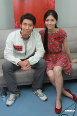 组图：《大追捕》香港探班 张家辉自曝为戏减肥