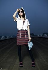 组图：刘诗诗时尚街拍造型百变