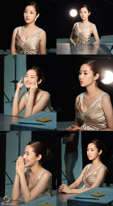 高清组图：韩星朴敏英拍广告肌肤水嫩身姿性感