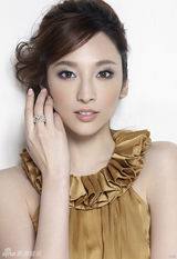 幻灯图：吴佩慈自购戒指支持杨澜新店 酷装女人味