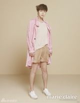 组图：张根硕时尚杂志大片 变身春季清新暖男