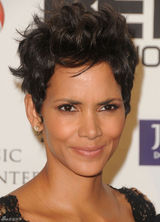 高清组图：哈利-贝瑞性感豹纹礼服亮相秀身材