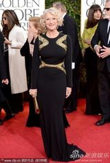 组图：老牌影后海伦-米伦黑裙贵气