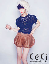 组图：韩女星南圭丽(南奎丽)时尚写真 雪白肌肤吸引眼球