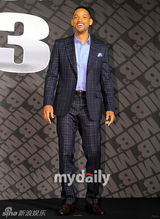 组图：威尔斯密斯出席《黑衣人3》韩国发布会