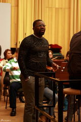 高清图：陕北民歌赴欧演唱会华沙站排练花絮