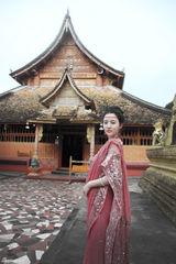 组图：刘筱筱曝光全新异域风情写真