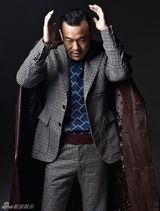 组图：廖凡《ELLEMEN》冷峻动感 引领秋冬风尚