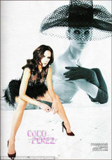 幻灯图：维多利亚内衣造型登封面 展现女王风范