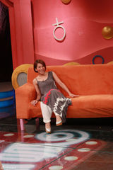 高清图：江美琪做客《lady呱呱》 赞蔡依林够义气