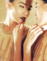 组图：宋佳曝妩媚时尚大片 摩登复古风情