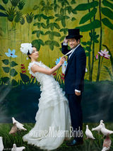 高清图：伍仕贤龚蓓苾另类婚姻 王子公主的童话梦