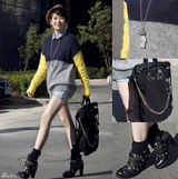 组图：明星爱街拍第三期 二十款毛衣时尚混搭