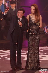 组图：容祖儿九夺劲歌金曲歌后 林峰获最受欢迎