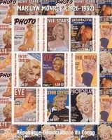 盘点组图：玛丽莲-梦露去世50周年纪念邮票精选