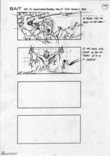 高清图：《大海啸之鲨口逃生》手绘剧本曝光