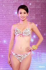 组图：国际华裔小姐泳衣彩排 五号佳丽获选友谊小姐