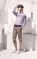 组图：黄晓明初夏广告写真 造型阳光清爽气质百变