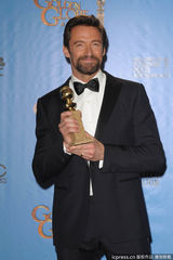 组图：休-杰克曼获电影最佳音乐/喜剧片男主角