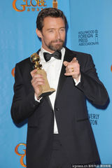 组图：休-杰克曼获电影最佳音乐/喜剧片男主角