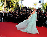 高清组图：黛安-克鲁格飘逸水蓝色斜肩礼服亮相