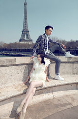 组图：于小彤蒋梦婕《费加罗》大片引领前卫风