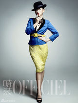 组图：朱珠时尚大片出炉 气质典雅闪烁灵秀双眸