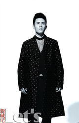 组图：杜淳黑白大片酷魅力 演绎随性不羁