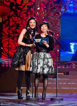 黄奕出席中华玉女选拔：当代玉女要有勇敢的心(图)