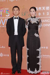 群星闪耀嫣然基金晚宴 王菲旗袍装与李亚鹏恩爱